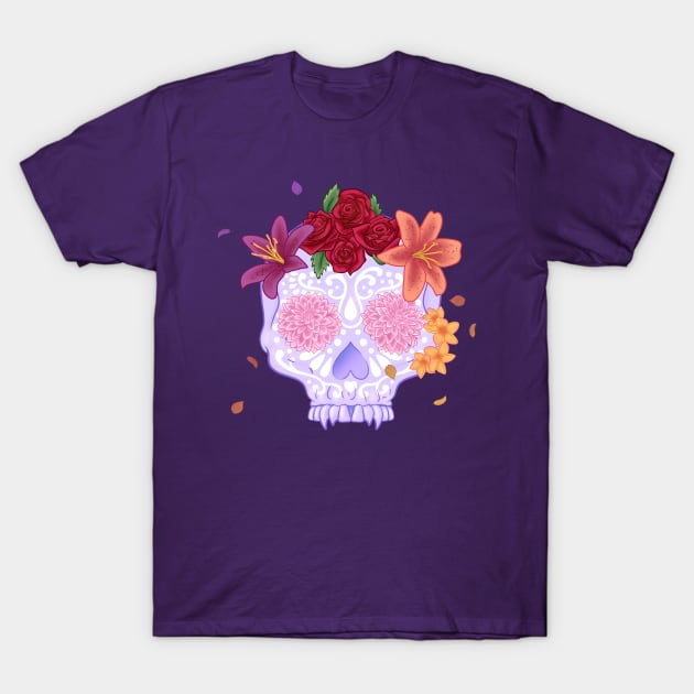 Candy Skull T-Shirt by Luna-Cooper